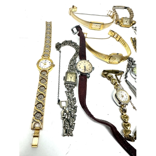 351 - 12 ladies wristwatches all untested