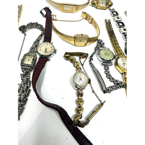 351 - 12 ladies wristwatches all untested