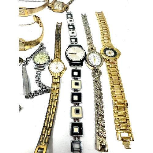 351 - 12 ladies wristwatches all untested