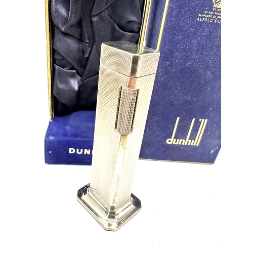 355 - Vintage Dunhill Tallboy Table lighter with original box in great condition
