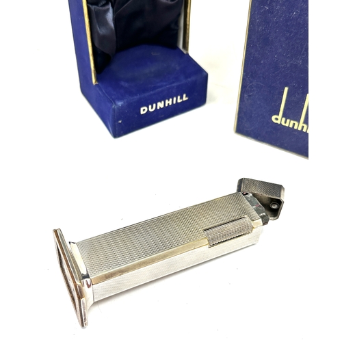 355 - Vintage Dunhill Tallboy Table lighter with original box in great condition