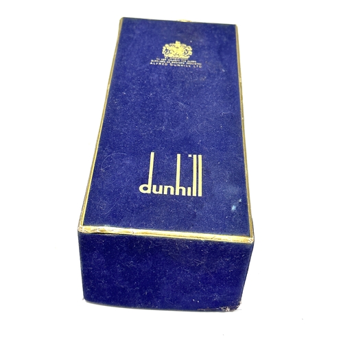 355 - Vintage Dunhill Tallboy Table lighter with original box in great condition