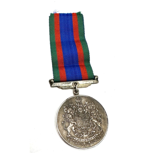 318 - WW2 Commonwealth Silver Canada Canadian Volunteer Service Medal 1939-1945