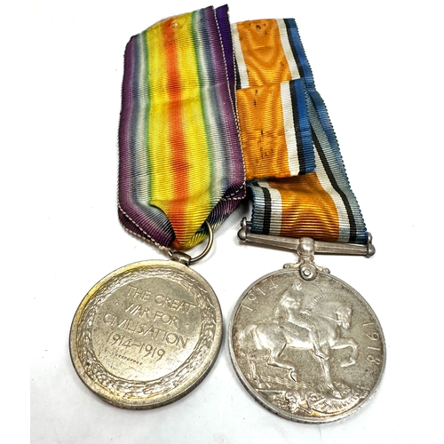 321 - ww1 medal pair to 308029 pte.d. kerr . tank corps