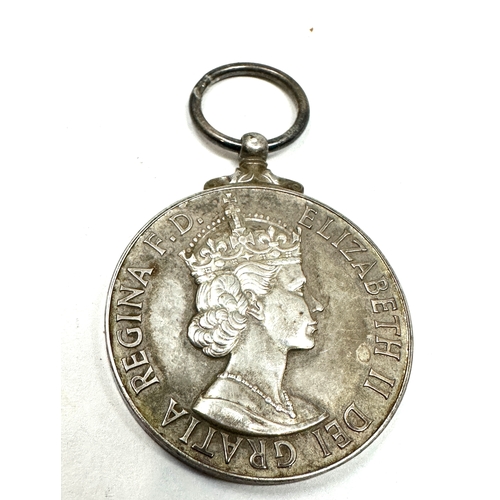 323 - ER.11 Silver Faithful Service Medal TO Rose mary creswell