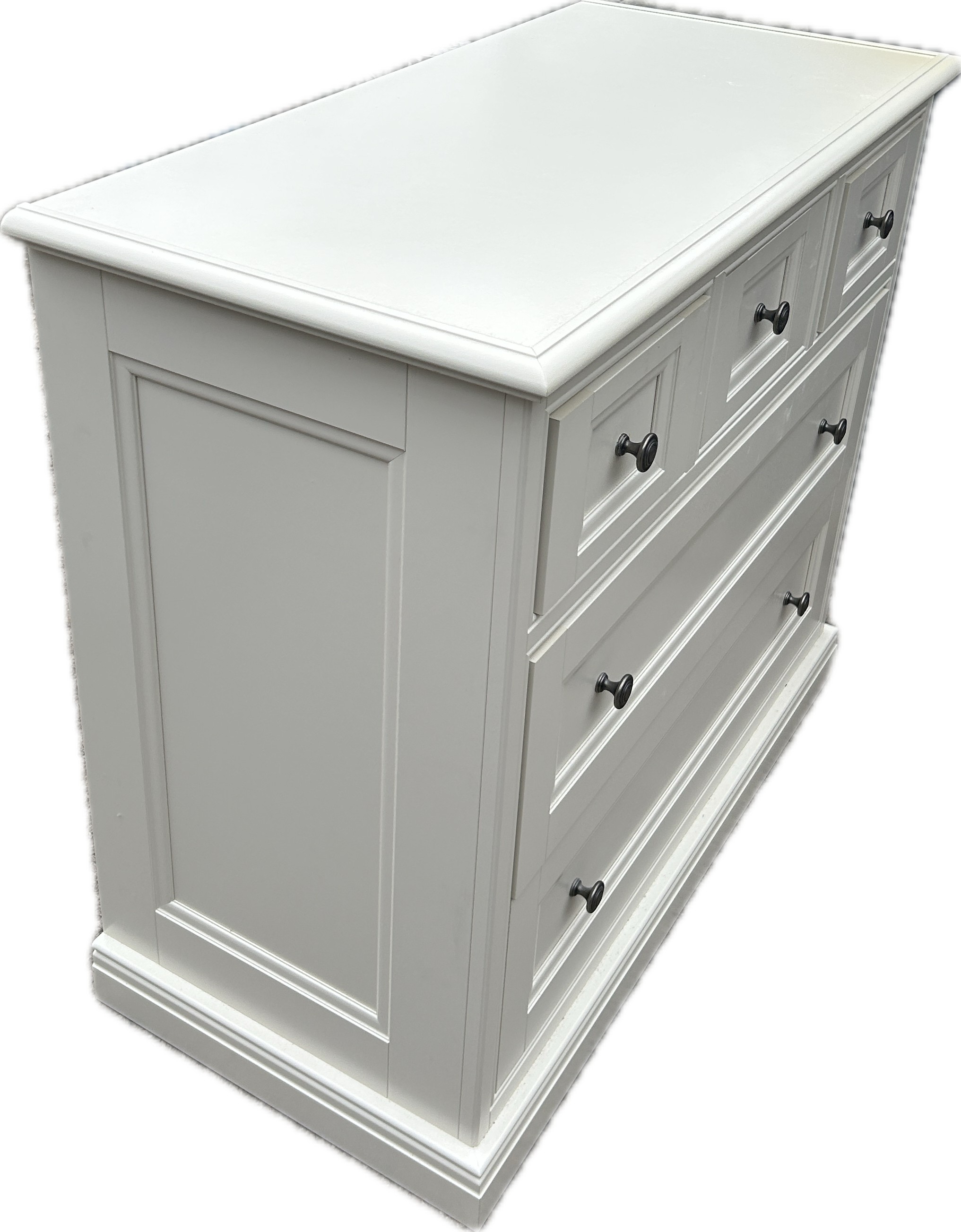 3 over 2 chest of drawers 36 inches tall 41 inches wide 20 inches depth