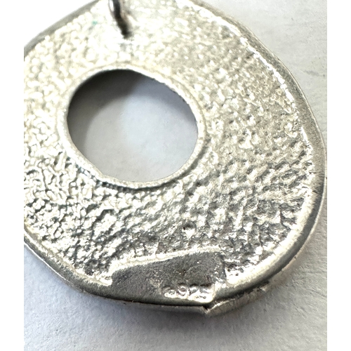 128 - 3 malcolm gray silver & enamel pendants