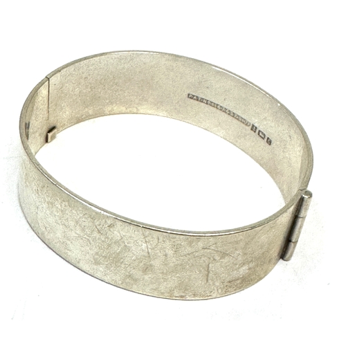 133 - Vintage silver bangle weight 44g