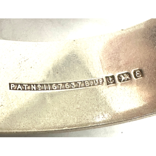133 - Vintage silver bangle weight 44g