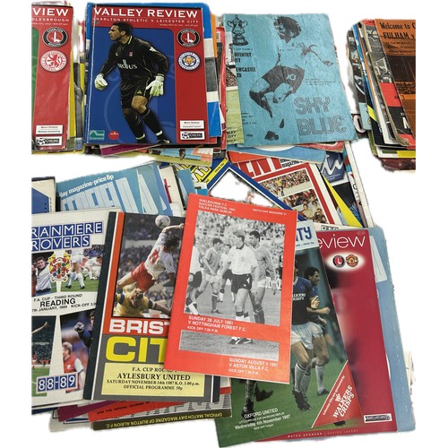 106 - Selection of vintage football programmes