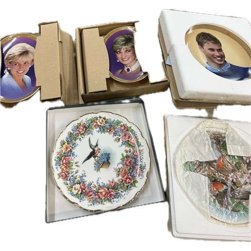 134 - Selection of vintage collectors plates to include Davenport, Royal Doulton etc