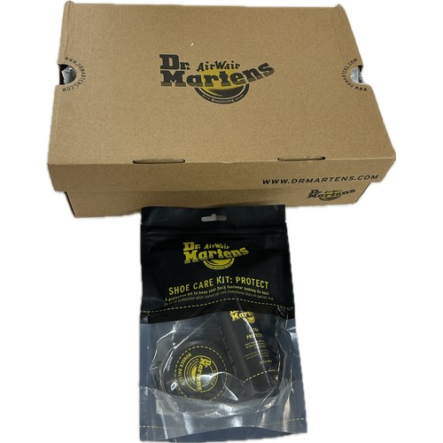 99 - Pair of brand new in original box Dr Martens smoother leather Oxford shoes size 8, with a brand new ... 