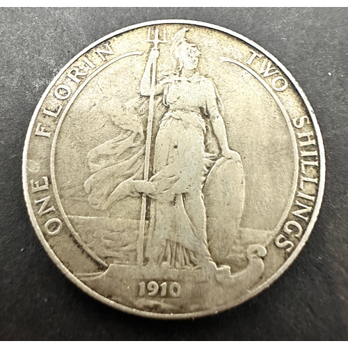 397 - 1910 Edward V silver florin