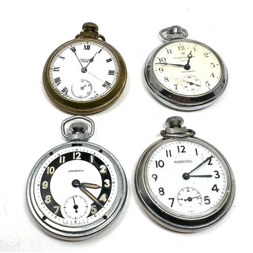 320 - 4 vintage pocket watches spares or repair