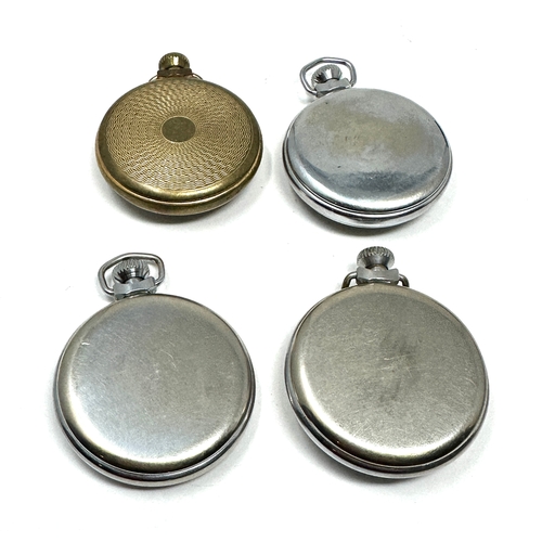 320 - 4 vintage pocket watches spares or repair