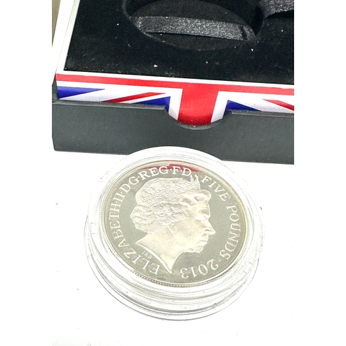 406 - Boxed limited edition Proof Piedfort the royal mint  the 60th anniversary of the queens coronation s... 