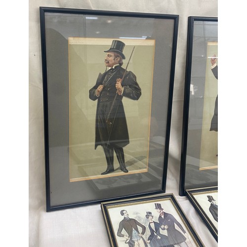 86 - Two vintage Vanity Fair chromolithograph prints, specifically ' Men of The Day. no 961. The Presiden... 