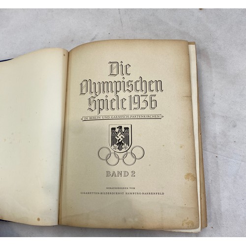 91 - Olympia 19360-Die XI. Olympischen Spiele in Berlin 1936 book, condition as found