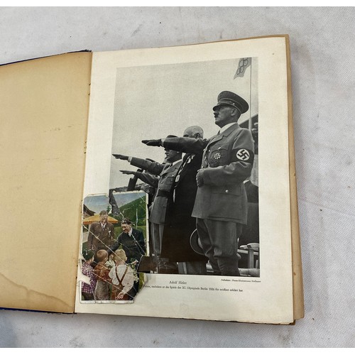 91 - Olympia 19360-Die XI. Olympischen Spiele in Berlin 1936 book, condition as found