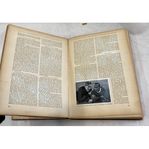 91 - Olympia 19360-Die XI. Olympischen Spiele in Berlin 1936 book, condition as found