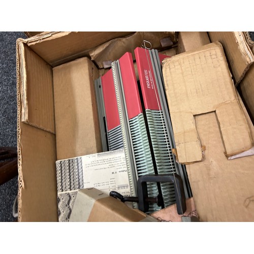 157 - Vintage original packaged Passap Duomatic 12 knitting machine and accessories, untested