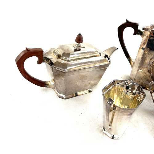 63 - Vintage silver plated four piece tea and coffee service
