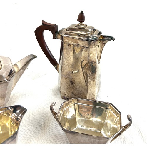 63 - Vintage silver plated four piece tea and coffee service