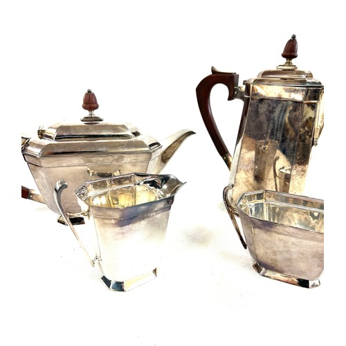 63 - Vintage silver plated four piece tea and coffee service