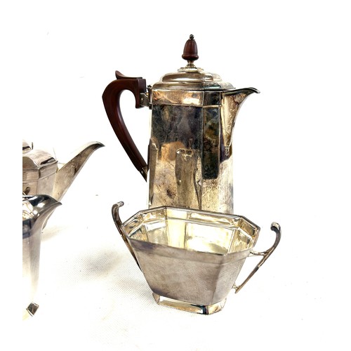 63 - Vintage silver plated four piece tea and coffee service