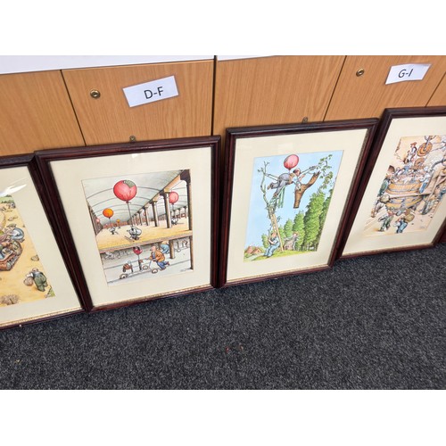 Set of Guinness themed prints, frame measures approximately 22 inches ...
