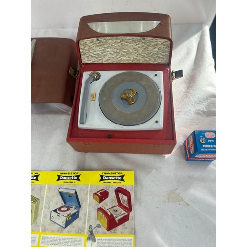 43 - Vintage Transistor dansette model trg/45, untested