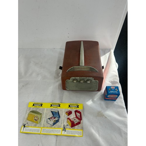 43 - Vintage Transistor dansette model trg/45, untested