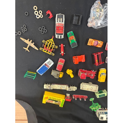 149 - Selection of vintage and later cars includes Dinky Corgi etc