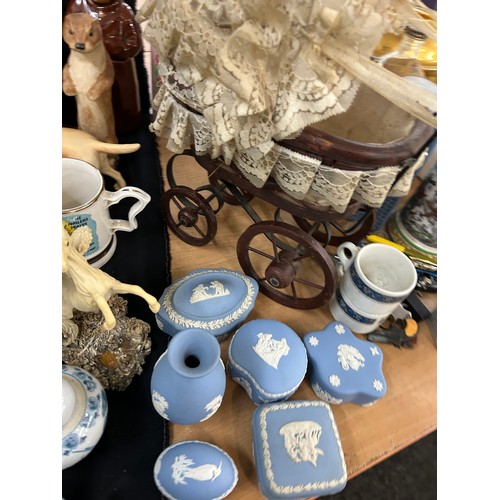 153 - Large selection of miscellaneous includes Pottery etc