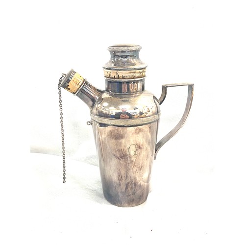 70 - Art Deco silver plated cocktail shaker