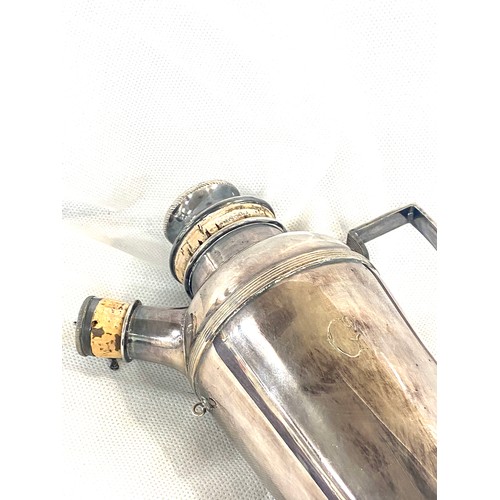 70 - Art Deco silver plated cocktail shaker