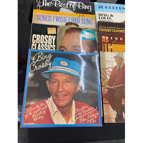 37 - Selection of Bing Cosby records