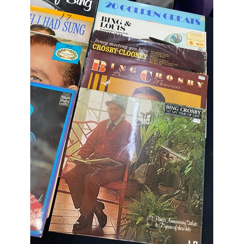 37 - Selection of Bing Cosby records