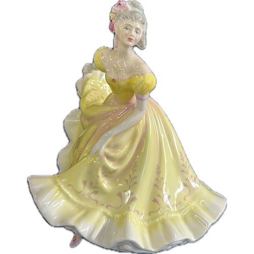 102 - Three vintage porcelain figurines one Royal Doulton, two Nao, tallest measures approximately: 10 inc... 