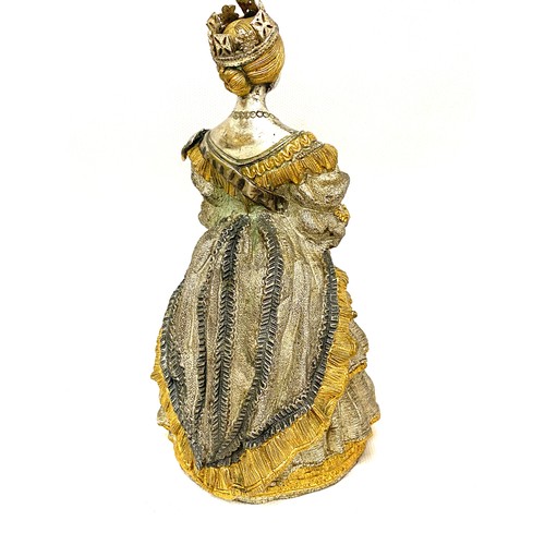 59 - Bronze figure of young Queen Victoria. Embellished in 22ct gold & silver. Limited edition – only 500... 
