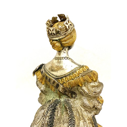 59 - Bronze figure of young Queen Victoria. Embellished in 22ct gold & silver. Limited edition – only 500... 