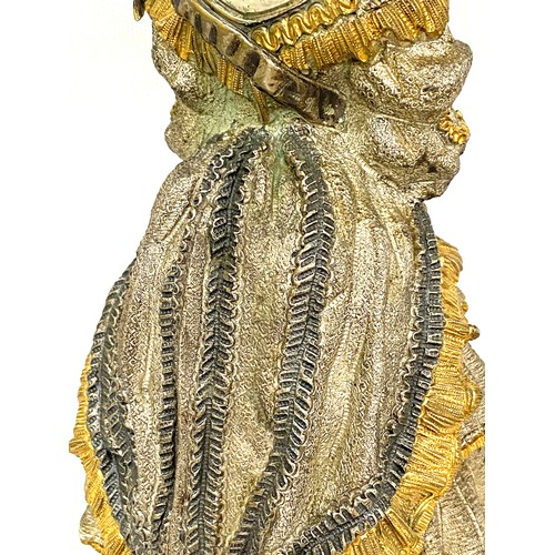 59 - Bronze figure of young Queen Victoria. Embellished in 22ct gold & silver. Limited edition – only 500... 