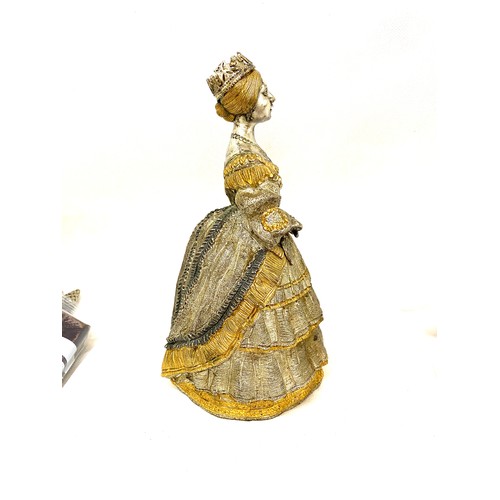 59 - Bronze figure of young Queen Victoria. Embellished in 22ct gold & silver. Limited edition – only 500... 