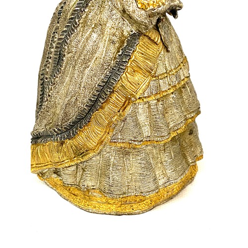 59 - Bronze figure of young Queen Victoria. Embellished in 22ct gold & silver. Limited edition – only 500... 