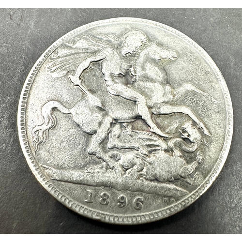 346 - 1896 victorian silver crown