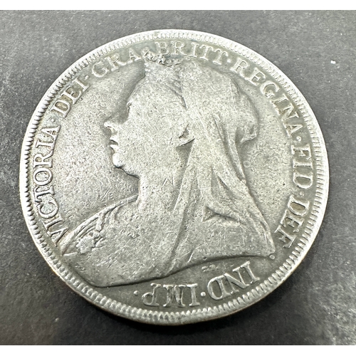 346 - 1896 victorian silver crown