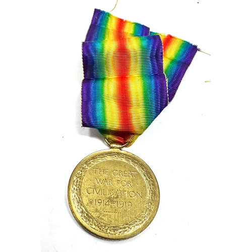 393 - ww1 victory medal to 267966 pte.j.k.kitchingman w.rid.r