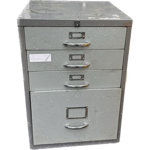 100G - Five drawer metal cabinet