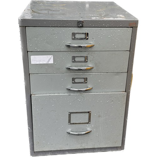 100G - Five drawer metal cabinet