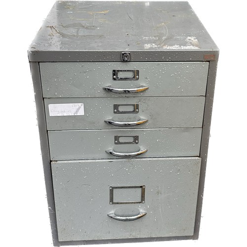100G - Five drawer metal cabinet